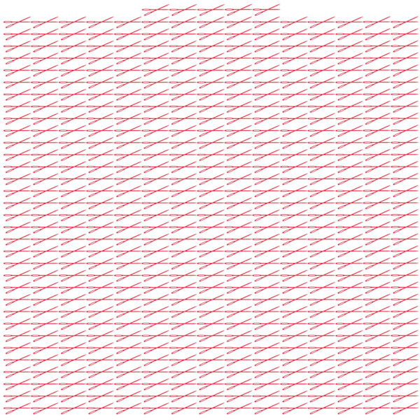 1000 kpl Suurisilmäisiä muovisia ompeluneuloja langan ompeluun DIY-ompelukäsityötarvikkeita, punainen