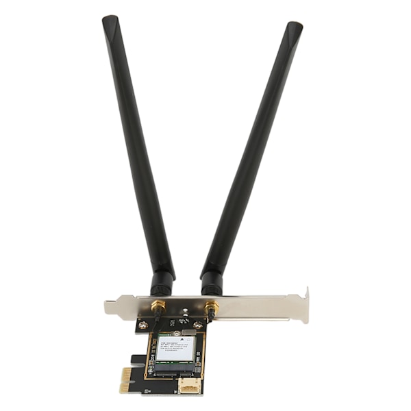 Trådlöst WiFi 6 PCIE-kort med 2 antenner 1800Mbps 2,4Ghz 5Ghz Stöd MU MIMO Bluetooth 5.2 trådlöst nätverkskort för Win10 11