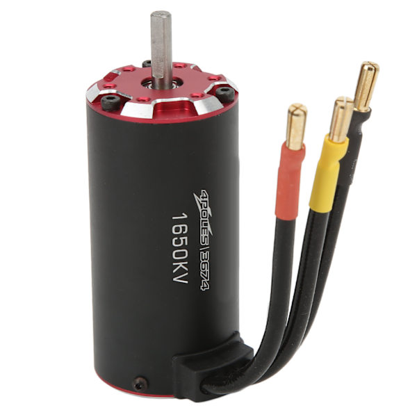 3674 1650KV 4-polet Supersonic Børsteløs Sensor Motor for Traxxas 1/8 1/10 RC Bil Oppgraderingsdeler