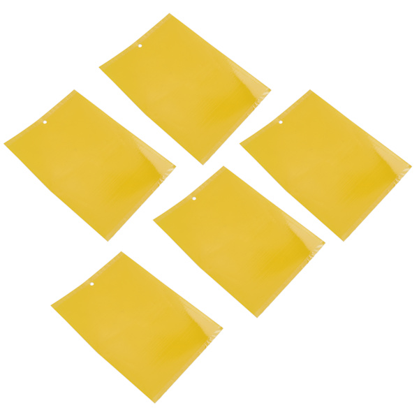 20st 20x15cm insektsfälla Ej giftig effektiv PVC gul flugfälla för växthusträdgård