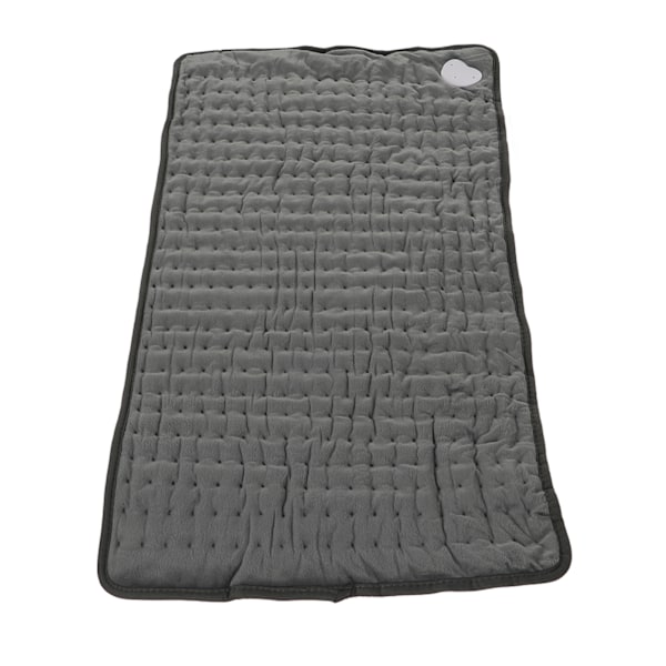 Sähköinen lämmitystyyny Selkäkivun lievittämiseen Kylmäkompressori Pitää lämpimänä Tummanharmaa Pesuvalmis lämmitystyyny 76x40cm UK-pistoke 220V