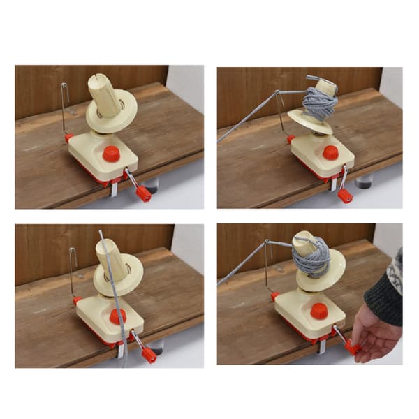 Garnvinde - Håndholdt garnfiberholder for sying