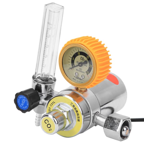 Kuldioxid Dekompressor Varme Reducer Zinklegering Hun Gevind G5/8in