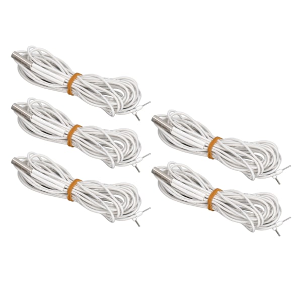 5 ST 24V 60W varmepatron udskiftning af rustfrit stålhoved varmelegeme 3D-printer tilbehør 1 meter / 3,3 fod