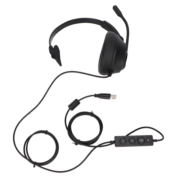 Puhelin Headset Melunvaimennus Clear Chat USB-liitäntä Tietokonekuulokkeet Call Center Business