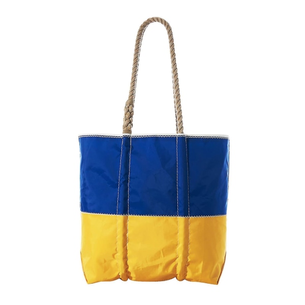 1 sæt opbevaringstaske Dobbelt håndtag stor kapacitet lærred Smuk Ukraine stil opbevaringstaske til unisex