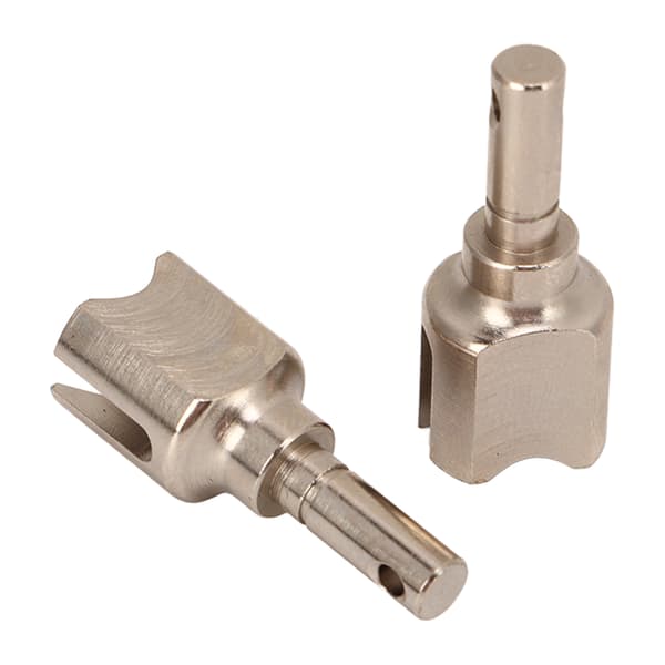 2 stk RC Diff Outdrives Stål Exakt RC Differensialkopper for ARRMA 1/7 1/8 Serie Sølv