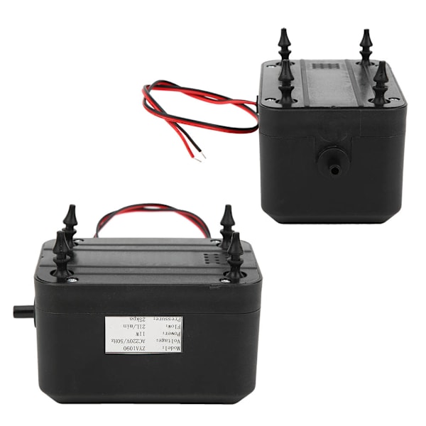Luftpumpe Inflator Mini Elkraft Pneumatisk Udstyr AC220V 11W 21L/Min ZYA1090