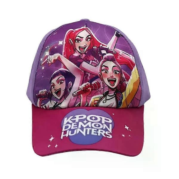 K-pop jenter demon baseballcaps justerbar snapback solhatt barn C