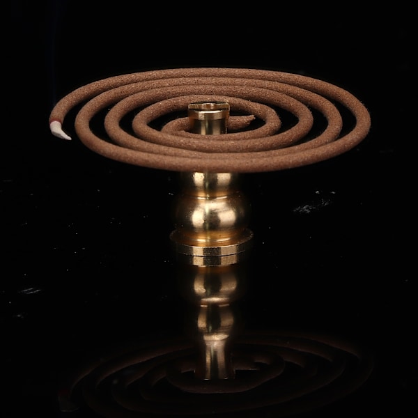 16 stk Spiral Røgelse Hjem Duft Indendørs Duft Aromaterapi 2 timer Røgelse Spiral med base (Thuja Tibetansk Røgelse)
