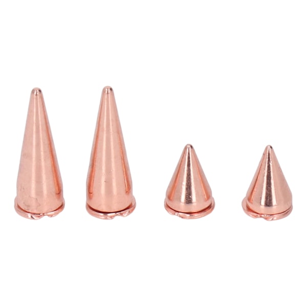 20 kpl 7x10mm 7x20mm Punk-tyyliset kartionastat Ruusukultaiset metallipinnoitetut niitit DIY-vaatteisiin ja -laukkuihin