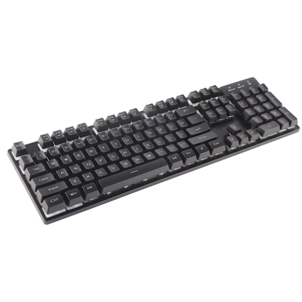 T3 Trådlöst Laddningsbart Gaming Tangentbord med Färgstark Belysning och Musmatta Set Dator Tillbehör Svart