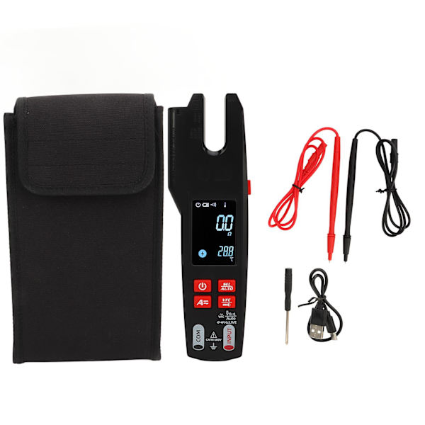 DC AC Clamp Meter Digital färgskärm Digital Clamp Multimeter med hög precision med VFC-funktion