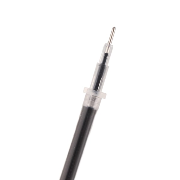 Gelpen-efterfyldninger 0,5 mm Linjebredde Udjævning Skrivning Slidstærk Gel Ink Pen Efterfyldninger Udskiftning af Kontormateriale Sort 5 Nåle Efterfyldninger