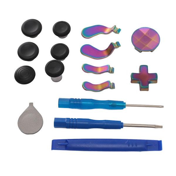 13 i 1 metall tommelfingerpinner for Xbox One Elite Series 2 Controller Metal Mod 6 Swap Joysticks 4 Paddles 2 D Pads 1 Verktøy for Elite Series 2 Core