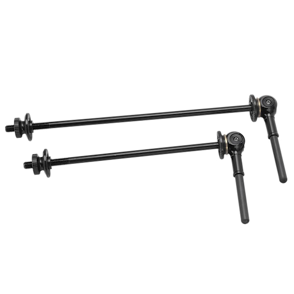 RISK 1 Par MTB Cykelnav Snabbkopplingsstavar Cykel Titanium Legering Axelspett Spak Svart