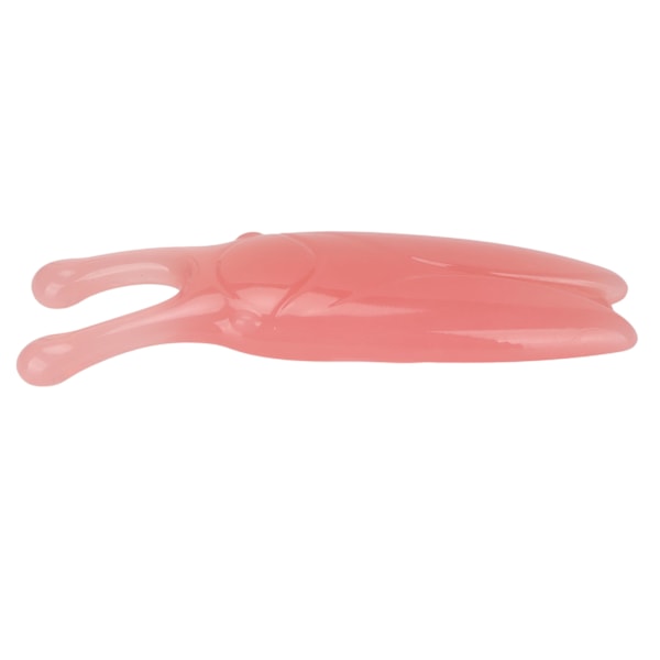 High Bridge Nose Scraper Nose Massager Reduction Nose Alar Gua Sha Nose Tool for Shape Jawline Puffiness Reducing Pink