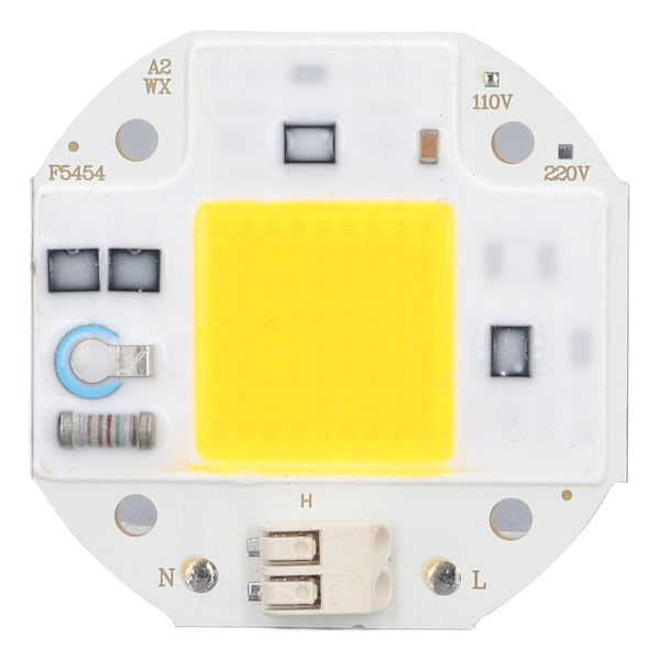 COB Lamp Bead High Power LED Chip Hög Ljusstyrka COB Light Emitter Drive Free för gör-det-själv-belysning 110V50W Varmvit 2800K‑3500K
