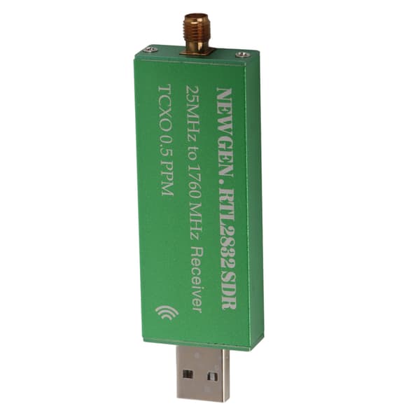 RTL SDR-mottaker 25-1760MHz fullbånd RTL2832U R820T2 Software Defined Radio Scanner