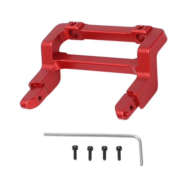 Aluminium forreste støtfangerbeslag RC bil til AXIAL SCX24 1/24 skala RC køretøjsopgradering Udskiftning Rød