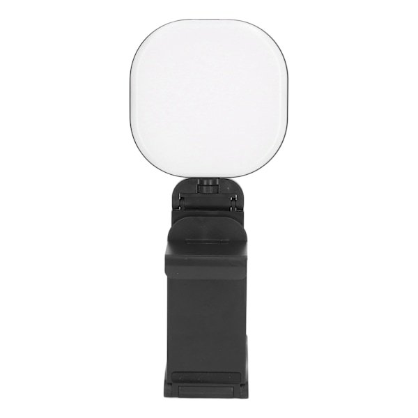 LED Clip On Fill Light ABS 5 Lighting Mode Vikbar Mini Selfie Videokonferensljus för dator Laptop Live Streaming Svart