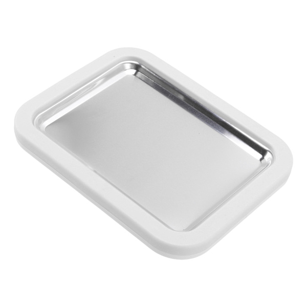 Glassrullplate DIY Håndverk Ikke-elektrisk Krever Stor Størrelse Rustfritt Stål Rullende Ismaskin med Plastspatel Hvit