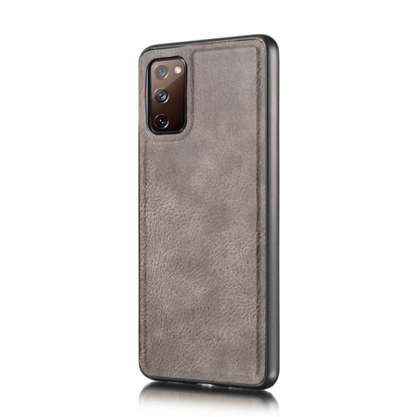 【NX】Kompatibel med Samsung Galaxy S20 FE - DG.MING 2i1 Magnetfodral - Grå Grey Grå