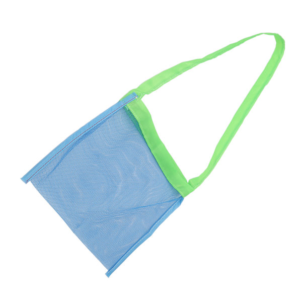 Kids Mesh Beach Bag Shell Samlar Stor kapacitet Mesh Candy Bag för att hålla sandleksaker