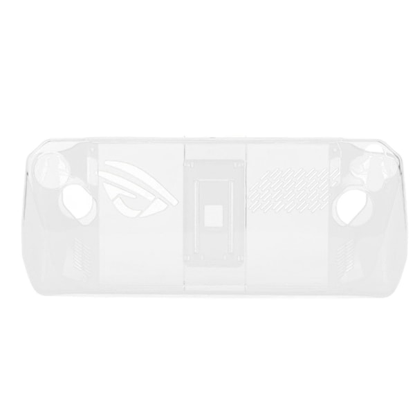 Spillkonsoll gjennomsiktig etui støtsikker Forhindre gli TPU beskyttende deksel med stativ for ASUS ROG Ally Handheld 2023 Transparent