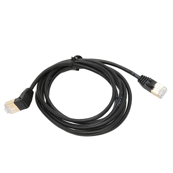 Cat8 Ethernet-kabel CAT8 OD 3,8 mm 2 m Hann til Hann Slitesterk PVC Ethernet-kabel Hann til Hann for Switch-server