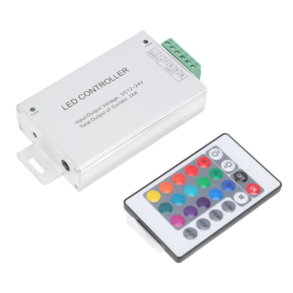 IR-fjernkontroll LED-lyslistmodul Stor effekt 24A trådløs RF-kontroll