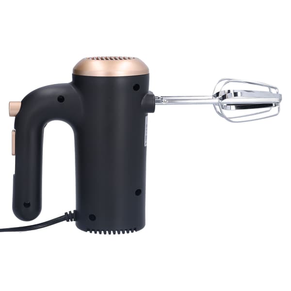 300W Multifunksjonell Eggvisp 5 Gir Elektrisk Eggvisp Dobbelthode Håndmikser EU-plugg 220‑240V