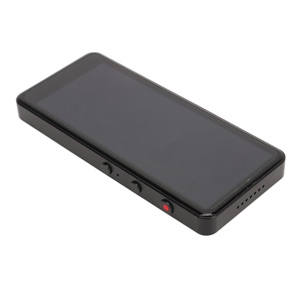 4,0 tommer MP4-afspiller med Bluetooth og WiFi til Android 2050mAh Fuldt Touch Screen Bærbar Musikspiller med højttaler Sort