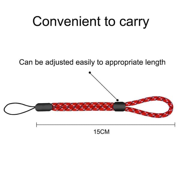 pcs Adjustable wrist straps with removable button Kompatibel med mobile phone, camera, flashlight, key rings