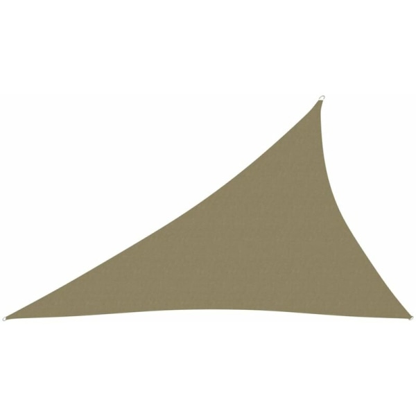 Parasoll Segel Triangulär Oxfordduk 3x4x5 m Beige