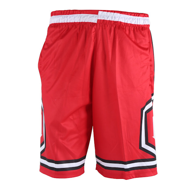 Menn Basket Shorts Hurtigttørkende Sommer Løping Trening Andpustende Shorts (XXXL)