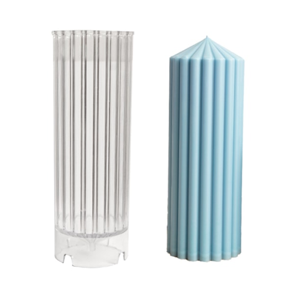 Groft stativ til duftlysform geometrisk form Plastlysform til fremstilling af paraffinvoks og karnaubavoks