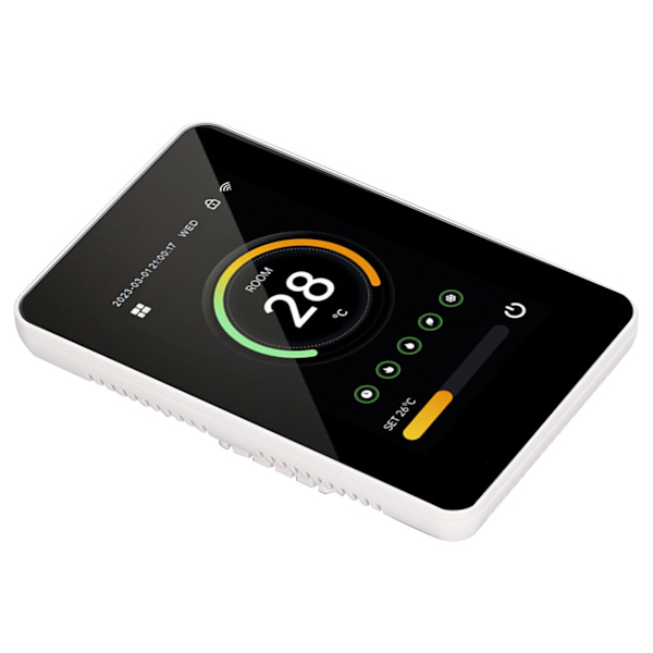 Smart WiFi Termostat Digital for Tuya App Control Hjem Gulvvarme Vertikal Skjerm 100‑250VAC 16A