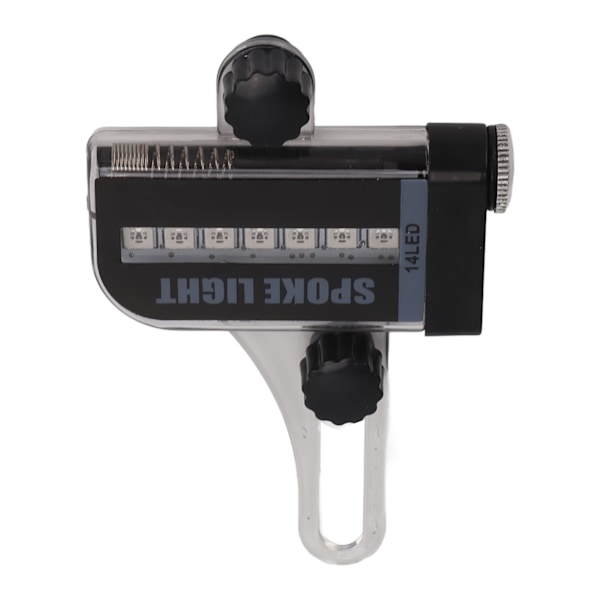 LED-cykelhjulsl lampe Vandafvisende 14 farverige LED-lamper med automatisk tænd/sluk-knap