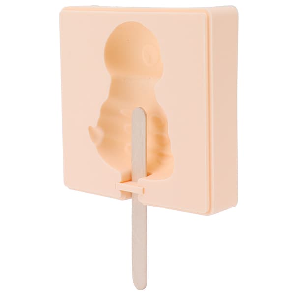 【NX】Silikonisform DIY Ice Bar Maker Barnisbrett holder med pinner OrangeSnake