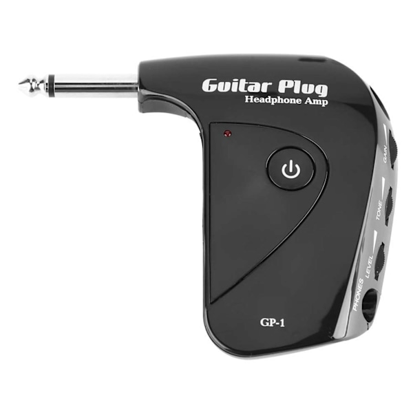 Mini Portable Guitar Plug Hörlursförstärkare förstärkare med klassisk brittisk distorsionseffekt