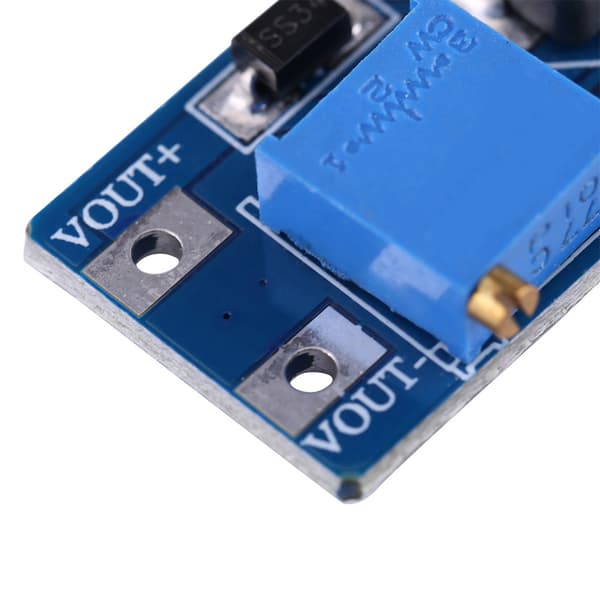 DCDC Spændingstrin Op Justerbar Boost Converter Strømforsyningsmodul 2A