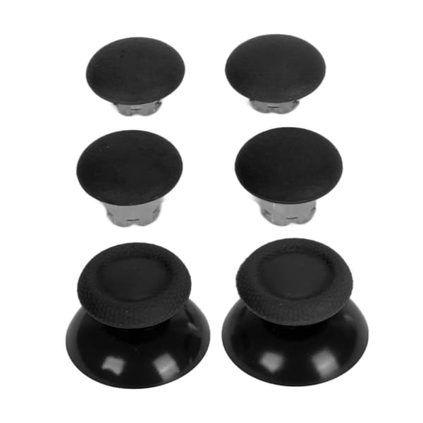 Tommelfingergreb 8 i 1 multifunktionel 3D-fjernfølende tommelfingerpindhætte med 2 stk. tommelfingerpindbase kompatibel med PS5-controller sort