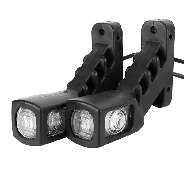 10‑30V bilsläp 3 sidor 4LED sidomarkeringsljus Konturindikatorlampor 24V