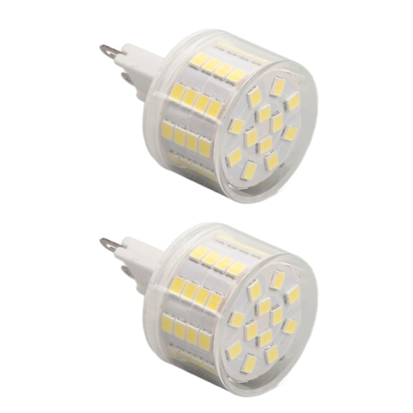 2 stk G9 LED-lys pære 600LM 52 perler G9 sokkel pære 6W 240V for bordlampe vegglampe lysekrone