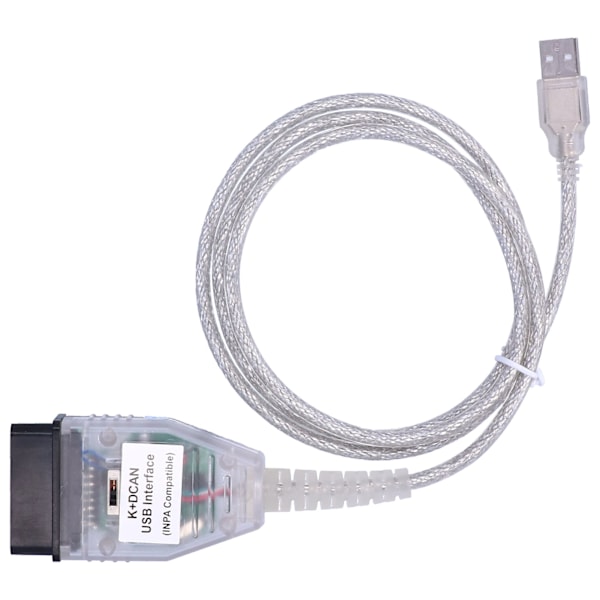 1224V OBD-kaapeliadapteri kytkimellä K+CAN K+DCAN autojen vikadiagnostiikkatyökalulle