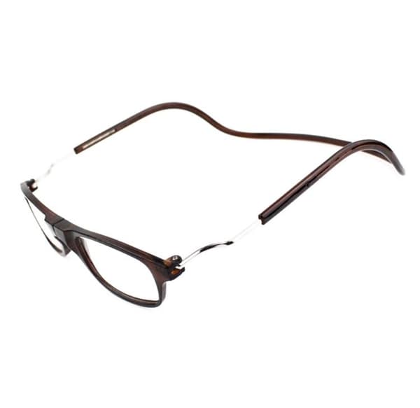 【NX】Smarte lesebriller med magnet Brun Brun +2