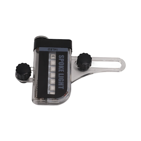 LED-cykelhjulsl lampe Vandafvisende 14 farverige LED-lamper med automatisk tænd/sluk-knap