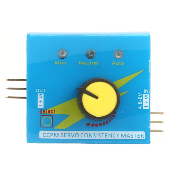 3-kanals multiservotester RC-motor ESC-testing med trinnindikator DC 4,2-6,0V