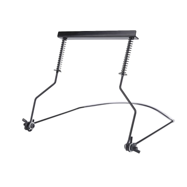 Holdbar, justerbar metal 10-huls Harmonika Halsholder Stativ Support Tilbehør